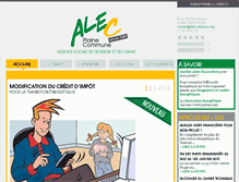 Tablet Screenshot of alec-plaineco.org